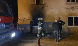 2 katlı evde yangın çıktı