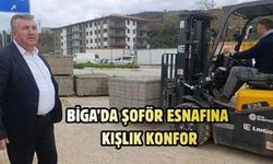 Biga şoförler odası sahada, dertler zeminde çözülüyor
