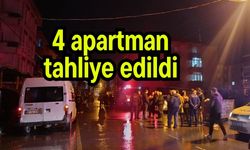 4 apartman tahliye edildi