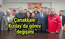 Çanakkale Kızılay’da görev değişimi