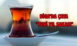 Biga’da Çaya "Yeni Yıl Şakası"