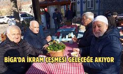 Çanakkale Biga’da ikram çeşmesi geleceğe akıyor