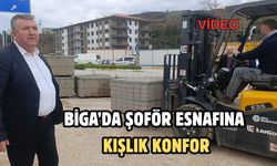 Biga şoförler odası sahada, dertler zeminde çözülüyor