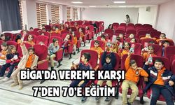 Biga’da vereme karşı 7’den 70’e eğitim