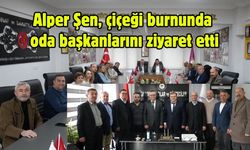 Alper Şen, çiçeği burnunda oda başkanlarını ziyaret etti