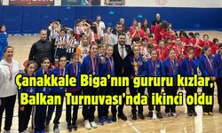 Çanakkale Biga’nın gururu kızlar, Balkan Turnuvası’nda ikinci oldu