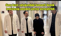 Genç kızın uyluğundaki kanserli kemik temizlenip yeniden yerine yerleştirildi