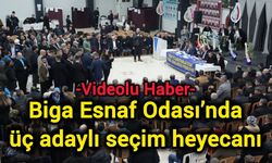 Biga Esnaf Odası’nda üç adaylı seçim heyecanı