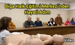 Biga’da panik değil bilinç kurtarıyor