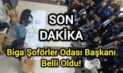 Biga Şoförler Odası Başkanı Belli Oldu!