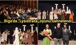 Biga'da "Lysistrata" oyunu sahnelendi