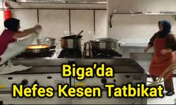Biga’da Nefes Kesen Tatbikat
