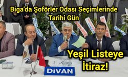Biga’da Şoförler Odası Seçimlerinde Tarihi Gün: Yeşil Listeye İtiraz!