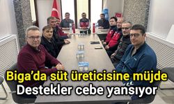 Biga’da süt üreticisine müjde: Destekler cebe yansıyor