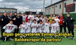 Bigalı genç yetenek Eymen Çalışkan, Balıkesirspor’da parlıyor