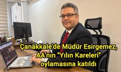 Çanakkale’de Müdür Esirgemez, AA'nın "Yılın Kareleri" oylamasına katıldı