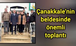 Çanakkale’nin beldesinde önemli toplantı