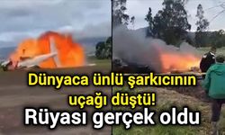 Dünyaca ünlü şarkıcının uçağı düştü! Rüyası gerçek oldu