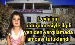 Leyla'nın öldürülmesiyle ilgili yeniden yargılamada amcası tutuklandı