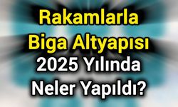 Rakamlarla Biga Altyapısı: 2025 Yılında Neler Yapıldı?