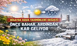 Çanakkale Biga’da 2 Gün Kar Alarmı!