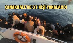 Çanakkale'de 37 kişi yakalandı