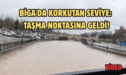 Biga'da korkutan seviye: Taşma noktasına geldi!