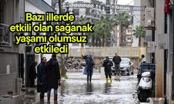 Bazı illerde etkili olan sağanak yaşamı olumsuz etkiledi