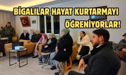 Bigalılar hayat kurtarmayı öğreniyorlar!