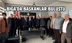 Biga’da başkanlar buluştu
