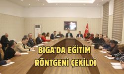 Biga’da eğitim röntgeni çekildi