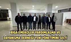 Biga Emekçiler Yardımlaşma ve Dayanışma Derneği yeni yönetimini seçti