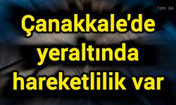 Çanakkale'de yeratında hareketlilik var