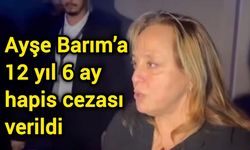Ayşe Barım’a 12 yıl 6 ay hapis cezası verildi