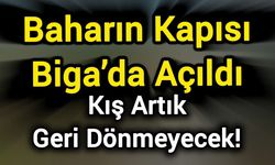Baharın Kapısı Biga’da Açıldı: Kış Artık Geri Dönmeyecek!