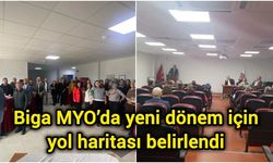 Biga MYO’da yeni dönem için yol haritası belirlendi