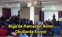 Biga’da Ramazan İklimi Okullarda Esiyor