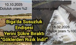 Biga’da Susuzluk Endişesi Yerini Şükre Bıraktı: “Göklerden Rızık İndi!”