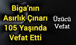 Biga’nın asırlık çınarı 105 yaşında vefat etti