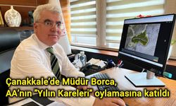 Çanakkale’de Müdür Borca, AA’nın "Yılın Kareleri" oylamasına katıldı