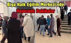 Biga Halk Eğitim Merkezi’nde Heyecanlı Dakikalar