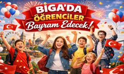 Biga’da Öğrenciler Bayram Edecek
