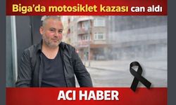 Biga’da motosiklet kazası can aldı