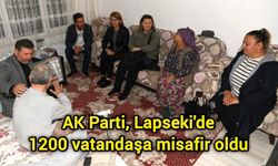 AK Parti, Lapseki'de 1200 vatandaşa misafir oldu