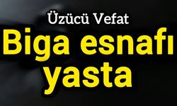 Biga esnafı yasta
