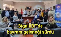 Biga İİBF’de bayram geleneği sürdü