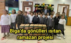 Biga’da gönülleri ısıtan ramazan projesi