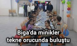 Biga’da minikler tekne orucunda buluştu