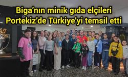 Biga’nın minik gıda elçileri Portekiz’de Türkiye’yi temsil etti