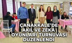 Çanakkale’de Akıl ve Zeka Oyunları Turnuvası düzenlendi